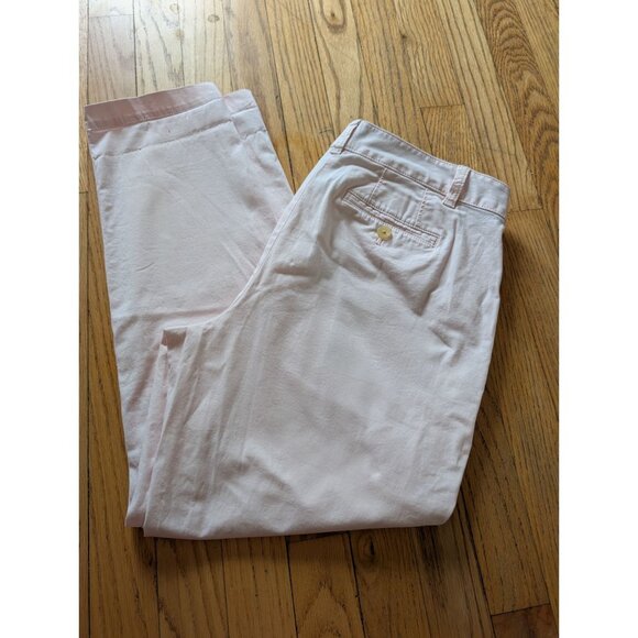 Talbots Womens Pale Pink Weekend Chino Pants Size 10 - Picture 2 of 6